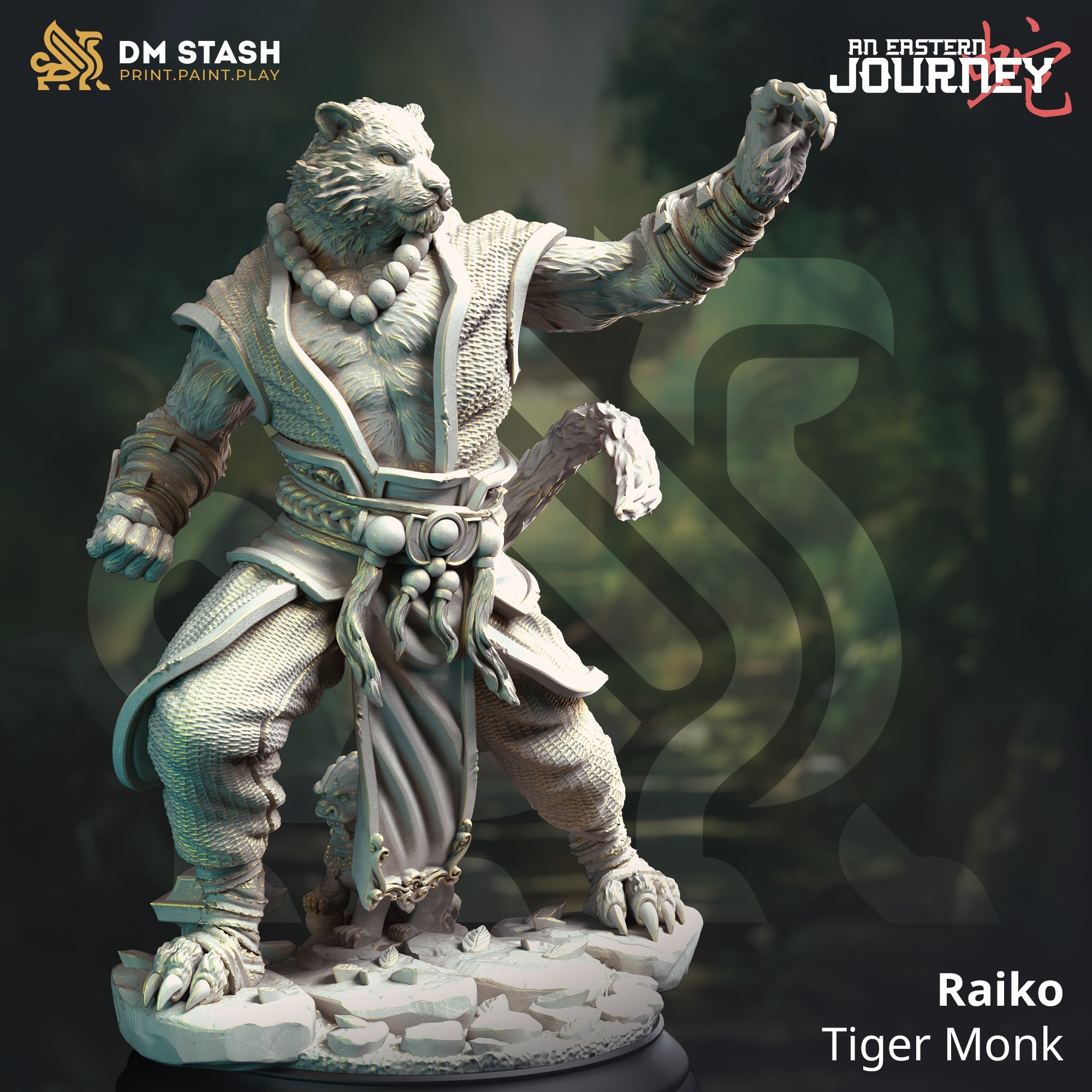 Raiko, Tiger Monk (Male Tabaxi Monk) Main image