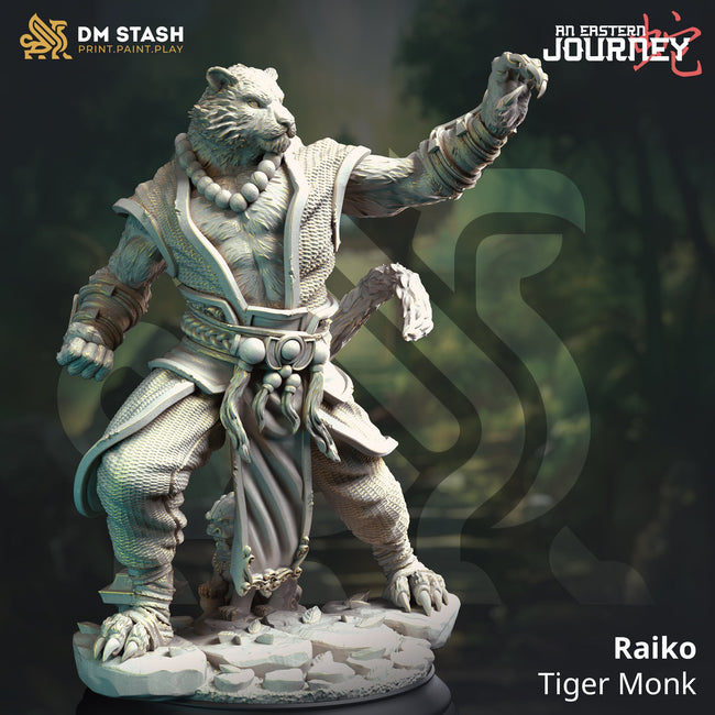 Raiko, Tiger Monk (Male Tabaxi Monk) Hover Image