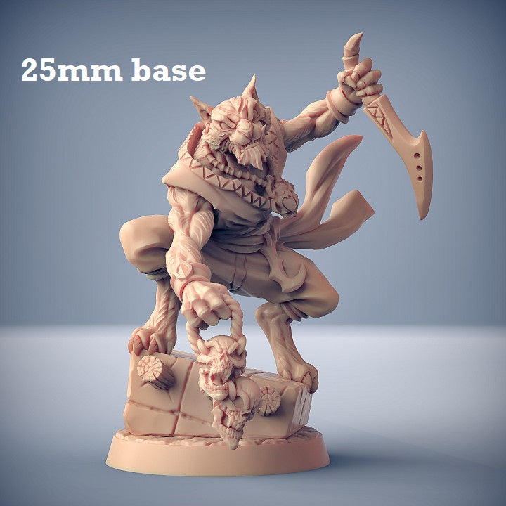Rakshakin Headhunter: Sculpt A (Male Tabaxi Assassin) Main image