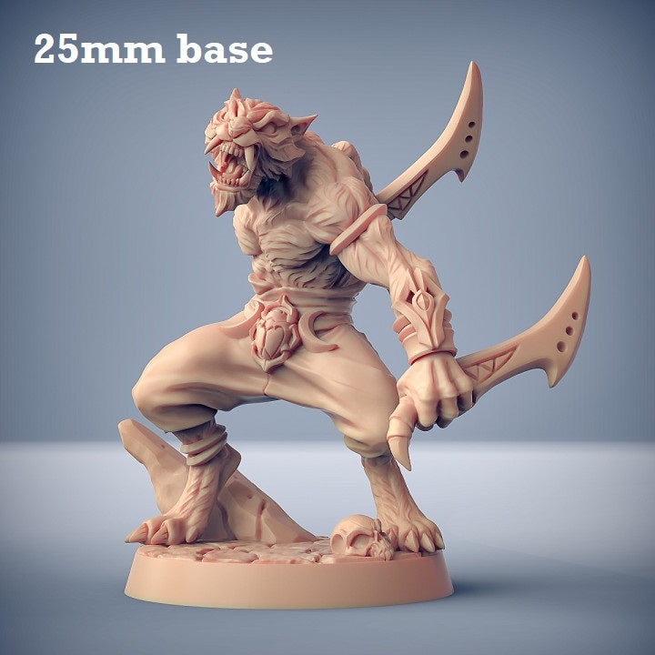 Rakshakin Headhunter: Sculpt B (Male Tabaxi Assassin) Main image