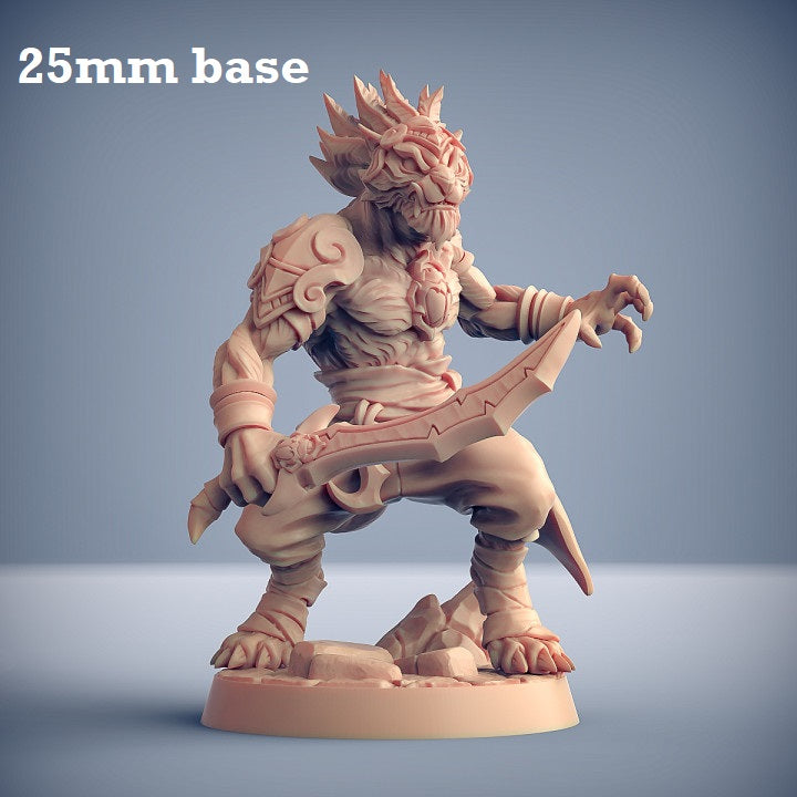 Rakshakin Headhunter: Sculpt D (Male Tabaxi Fighter) Main image
