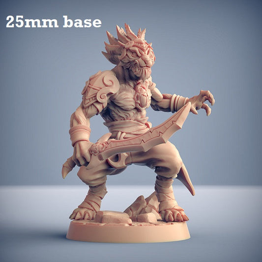 Rakshakin Headhunter: Sculpt D (Male Tabaxi Fighter)