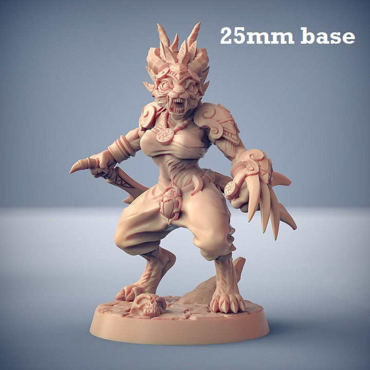 Rakshakin Headhunter: Sculpt E (Female Tabaxi Fighter) Main image