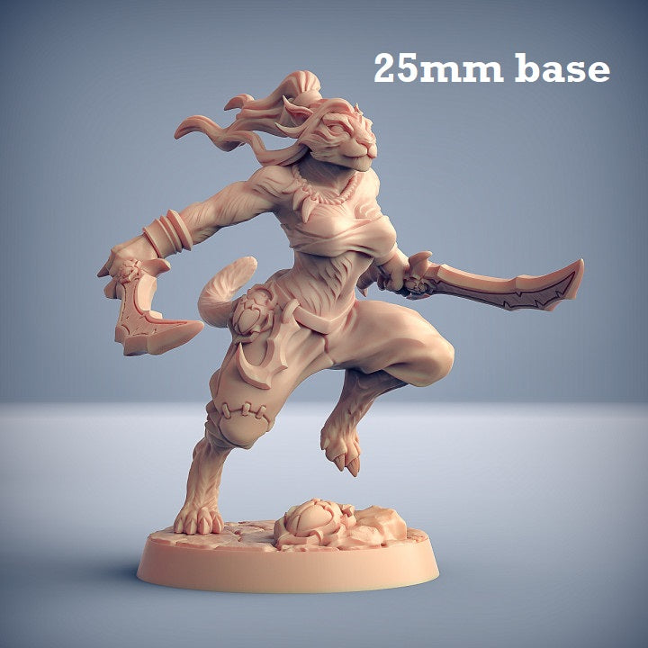 Rakshakin Headhunter: Sculpt F (Female Tabaxi Fighter) Main image