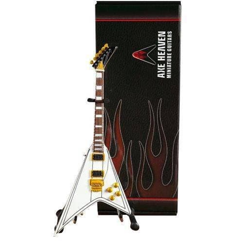 Randy Rhoads White Flying V Miniature Guitar Replica Hover Image