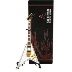 Randy Rhoads White Flying V Miniature Guitar Replica -