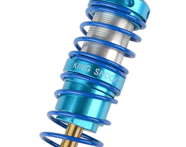 King Off-Road Racing Shocks 80mm (Silverr/Blue)