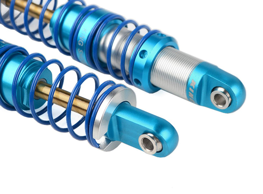 King Off-Road Racing Shocks 80mm (Silverr/Blue)