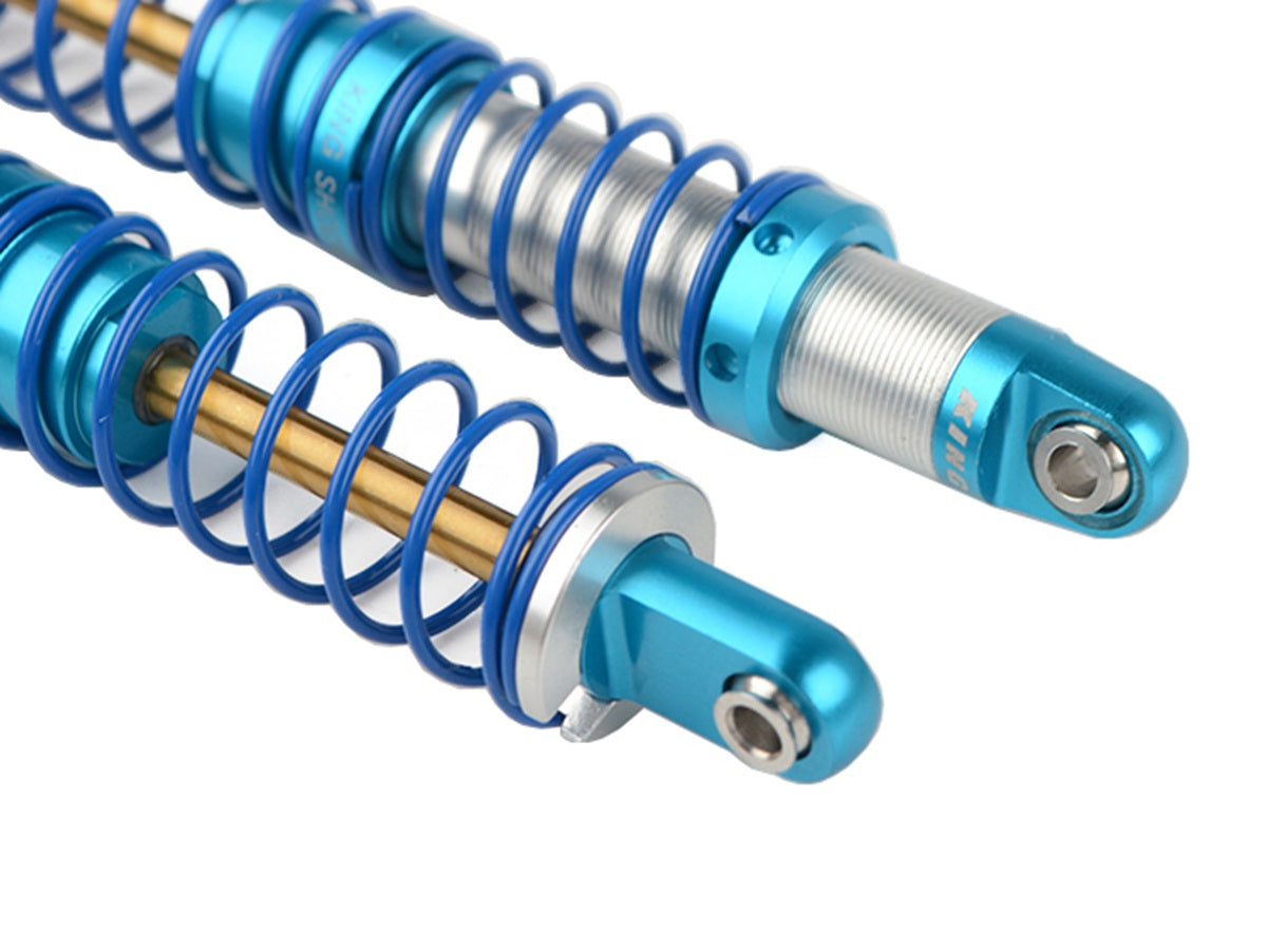 King Off-Road Racing Shocks 100mm (Silver/Blue)