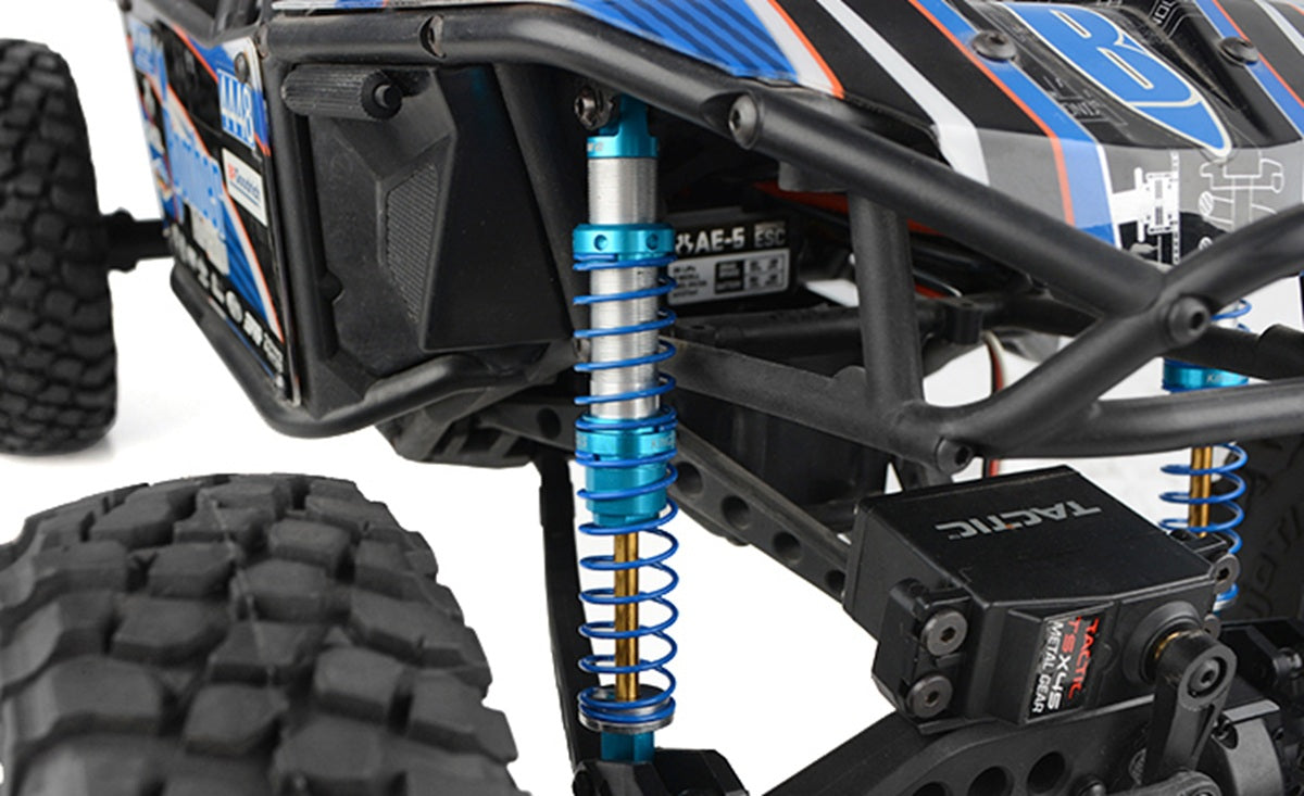 King Off-Road Racing Shocks 100mm (Silver/Blue)