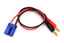 Charge Adapter: EC5 Device to Male 4mm Bullets- 300mm Wire