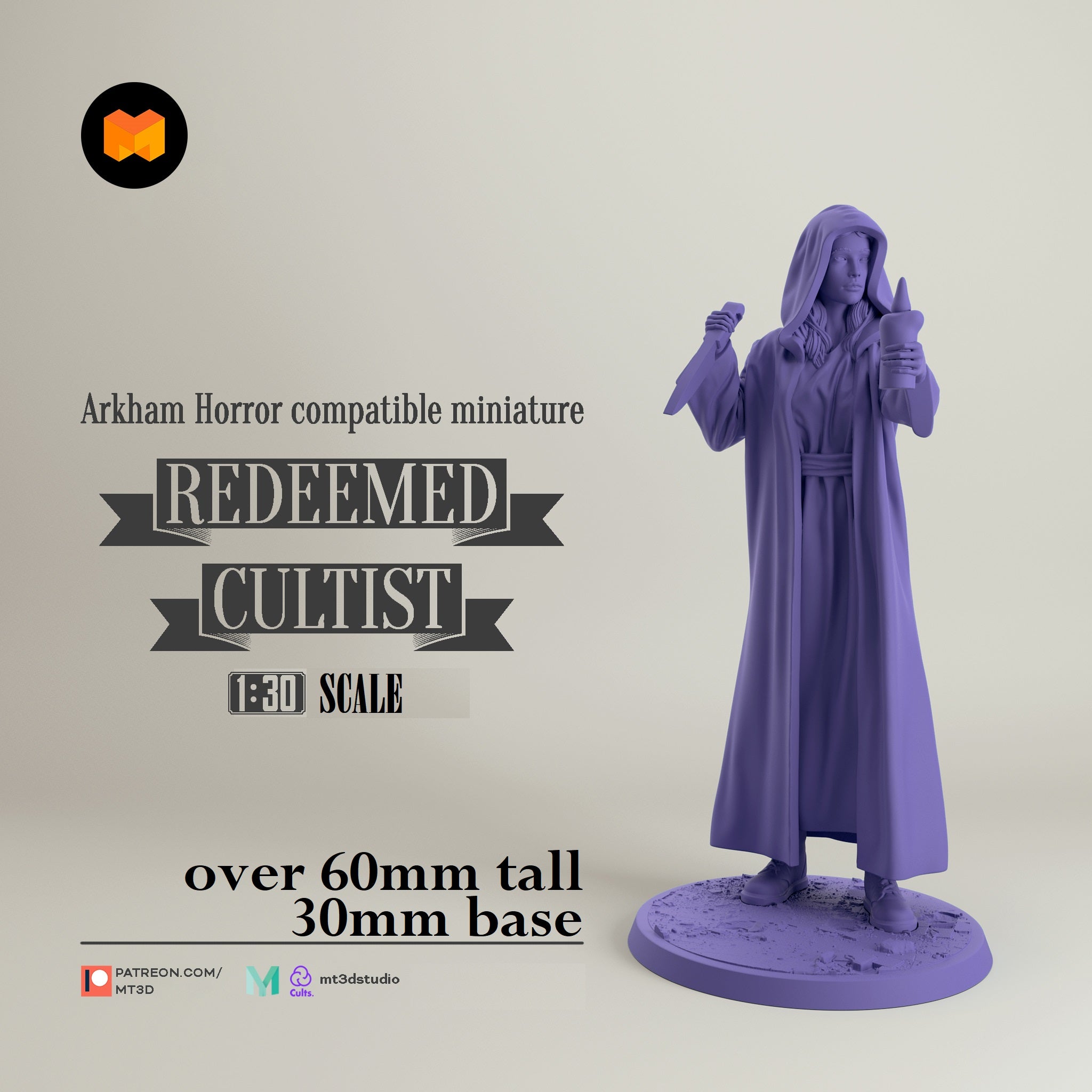 Arkham Compatible Investigator: The Redeemed Cultist (Diana Stanley) Main image