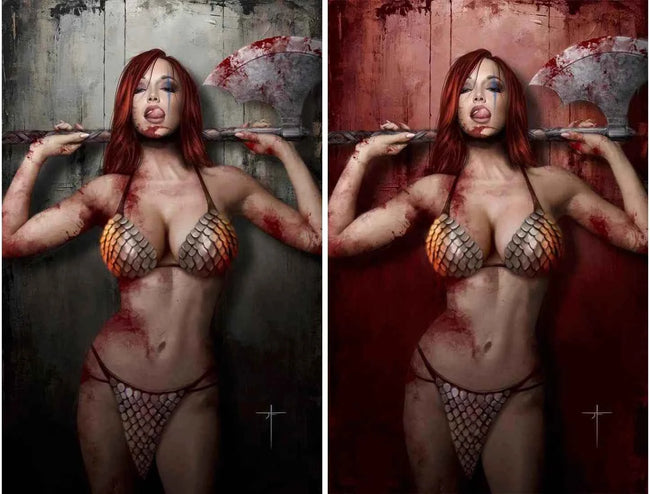 RED SONJA: EMPIRE OF THE DAMNED #1 (JAY FERGUSON EXCLUSIVE VIRGIN VARIANT A & B SET) Hover Image