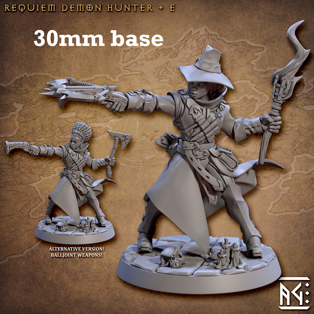 Requiem Demon Hunter: Sculpt E (Female Human Fighter) Main image