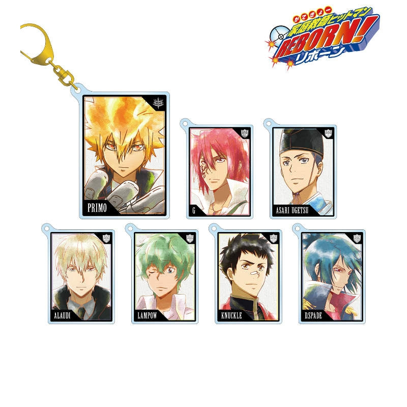 Katekyo Hitman Reborn! Trading Ani-Art aqua label Two Sides Acryl Key Chain Ver. B Blind Box (1 Blind Box) - Collectors World Toys