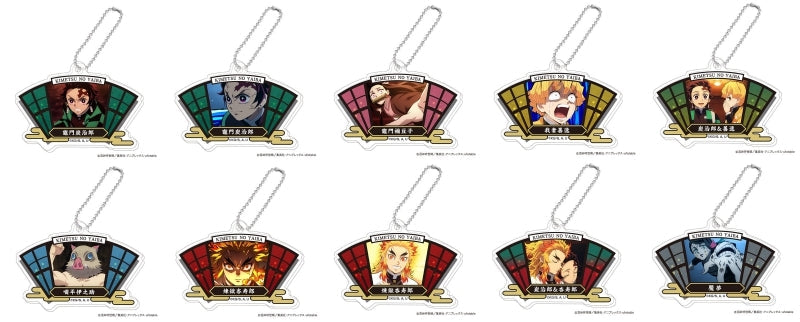 Demon Slayer Kimetsu No Yaiba DECOFLA Acrylic Keychain blind box ( 1 Blind Box ) - Collectors World Toys