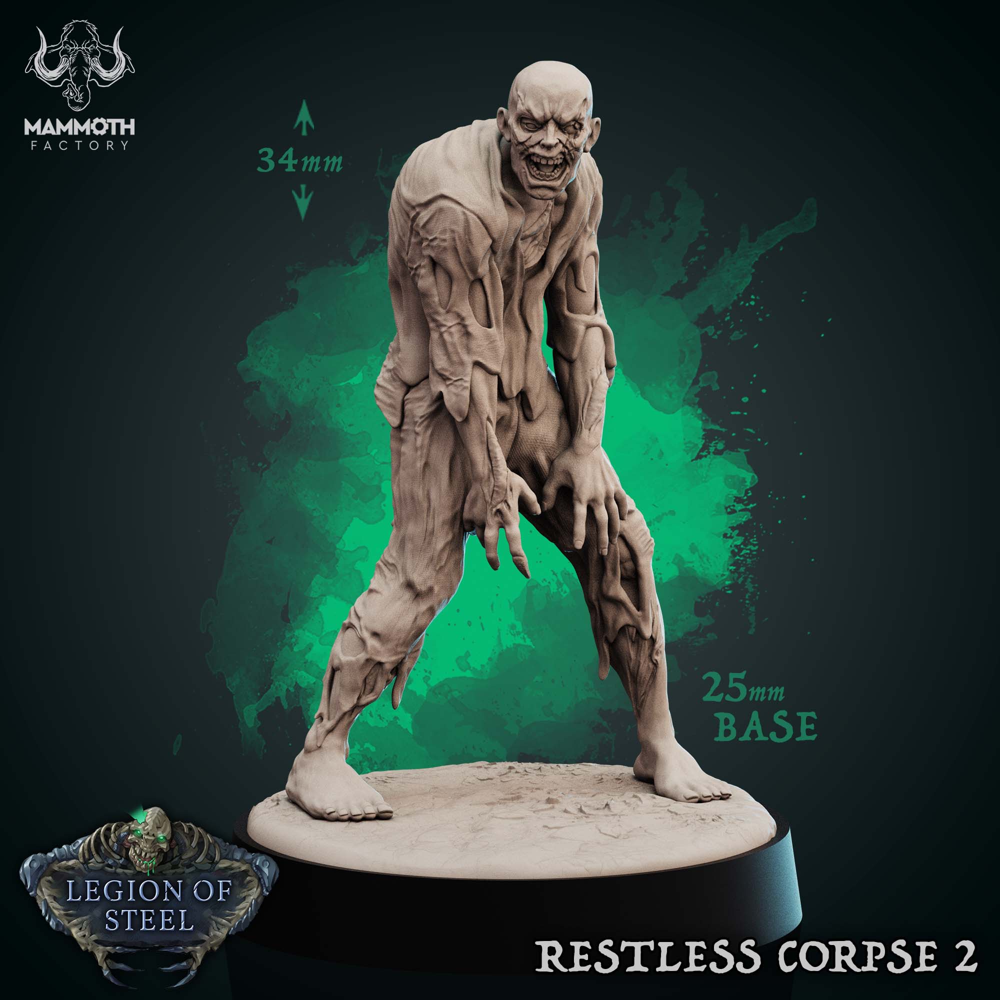 Restless Corpse: Sculpt 2 (Shambling Zombie) Main image