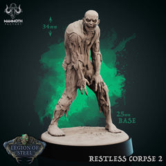 Restless Corpse: Sculpt 2 (Shambling Zombie)