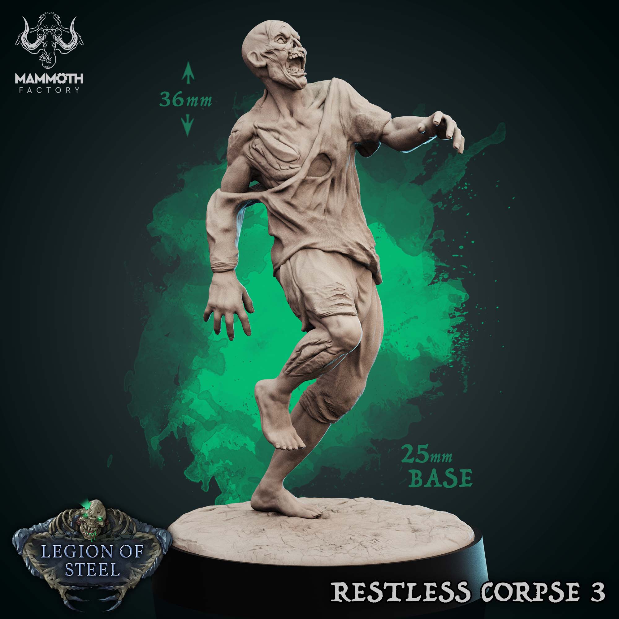 Restless Corpse: Sculpt 3 (Shambling Zombie) Main image