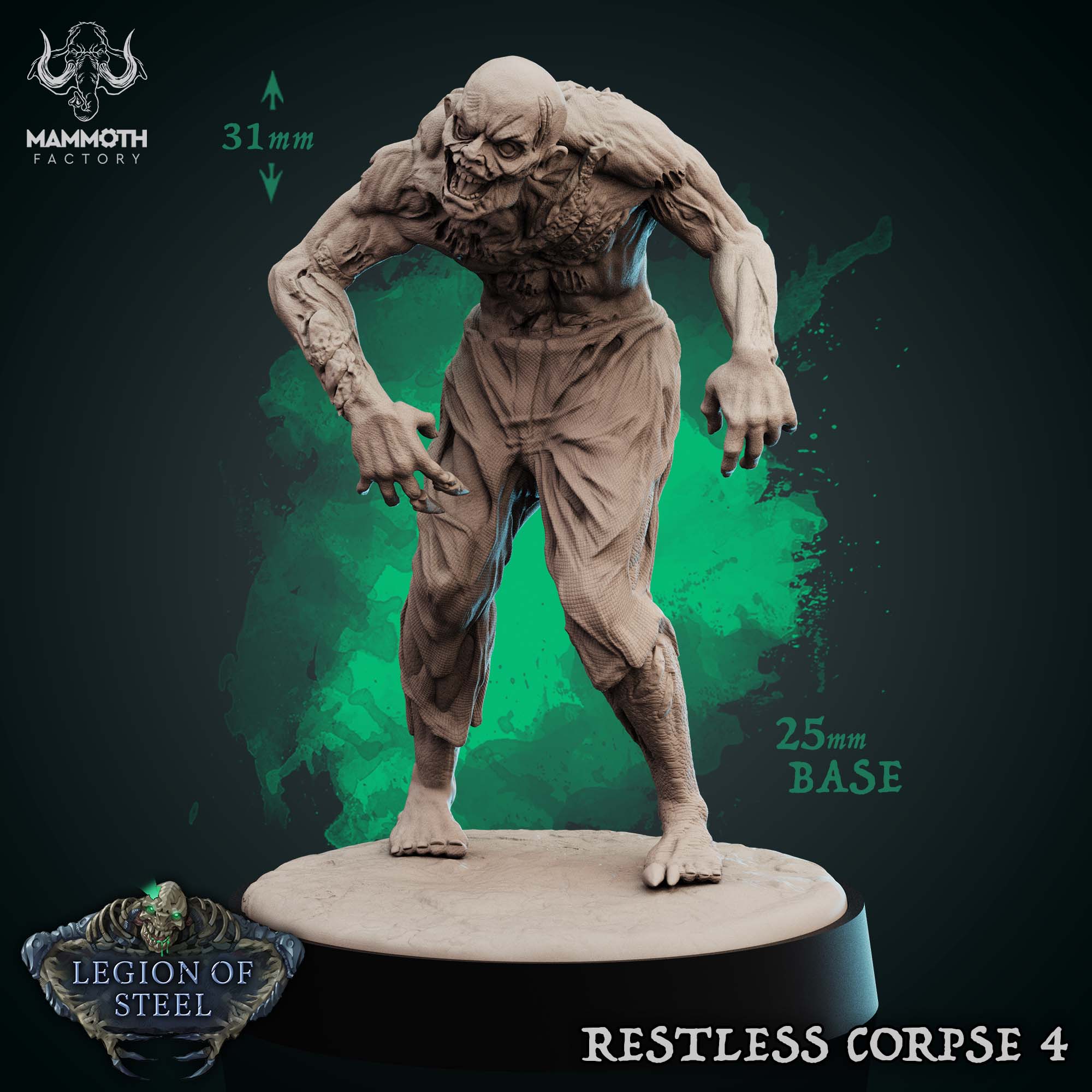 Restless Corpse: Sculpt 4 (Shambling Zombie) Main image