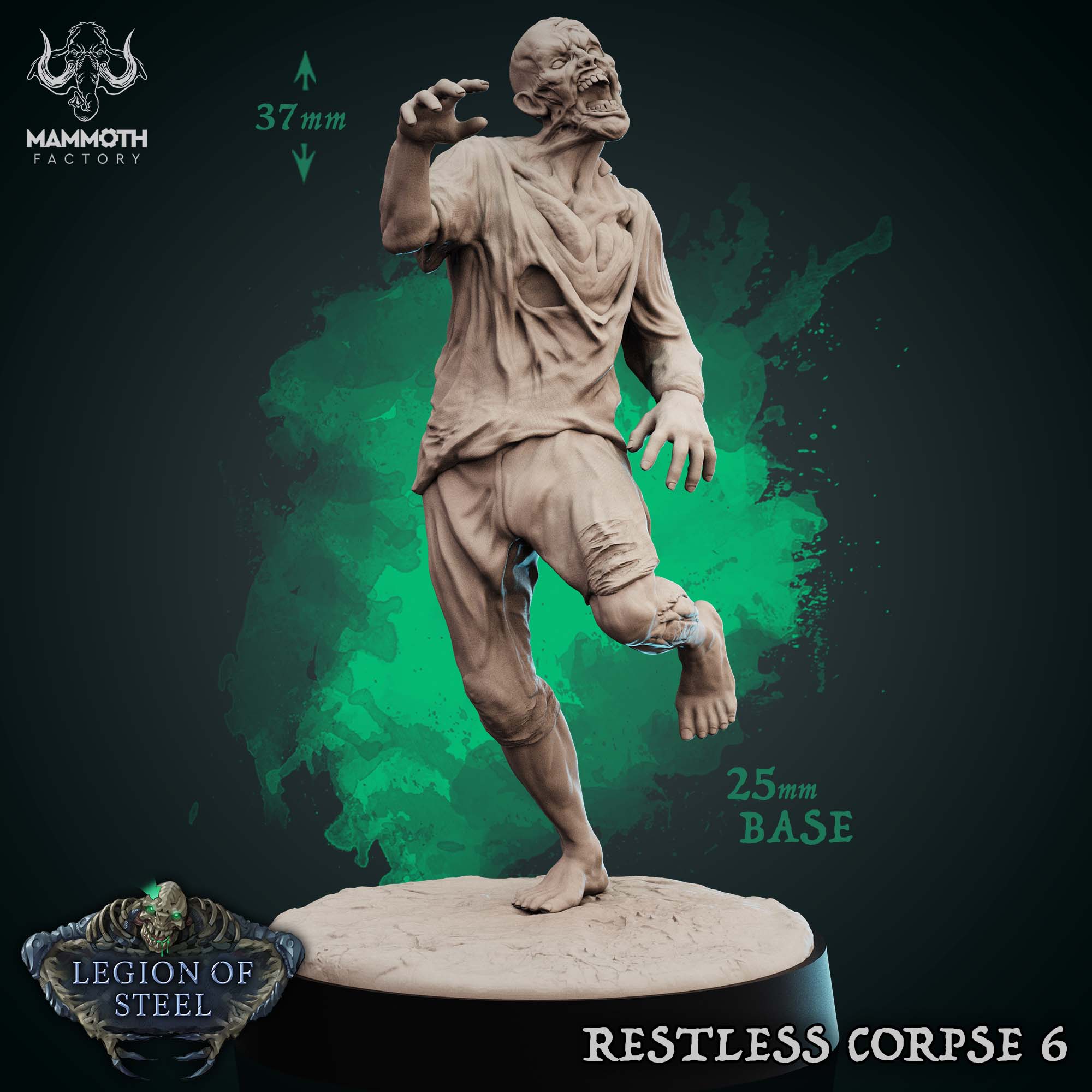 Restless Corpse: Sculpt 6 (Shambling Zombie) Main image
