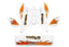 Foam Parts Set with Orange Decals; Tribus