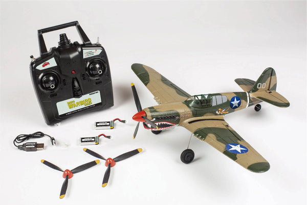 Curtiss P-40 Warhawk Micro RTF Airplane w/PASS System