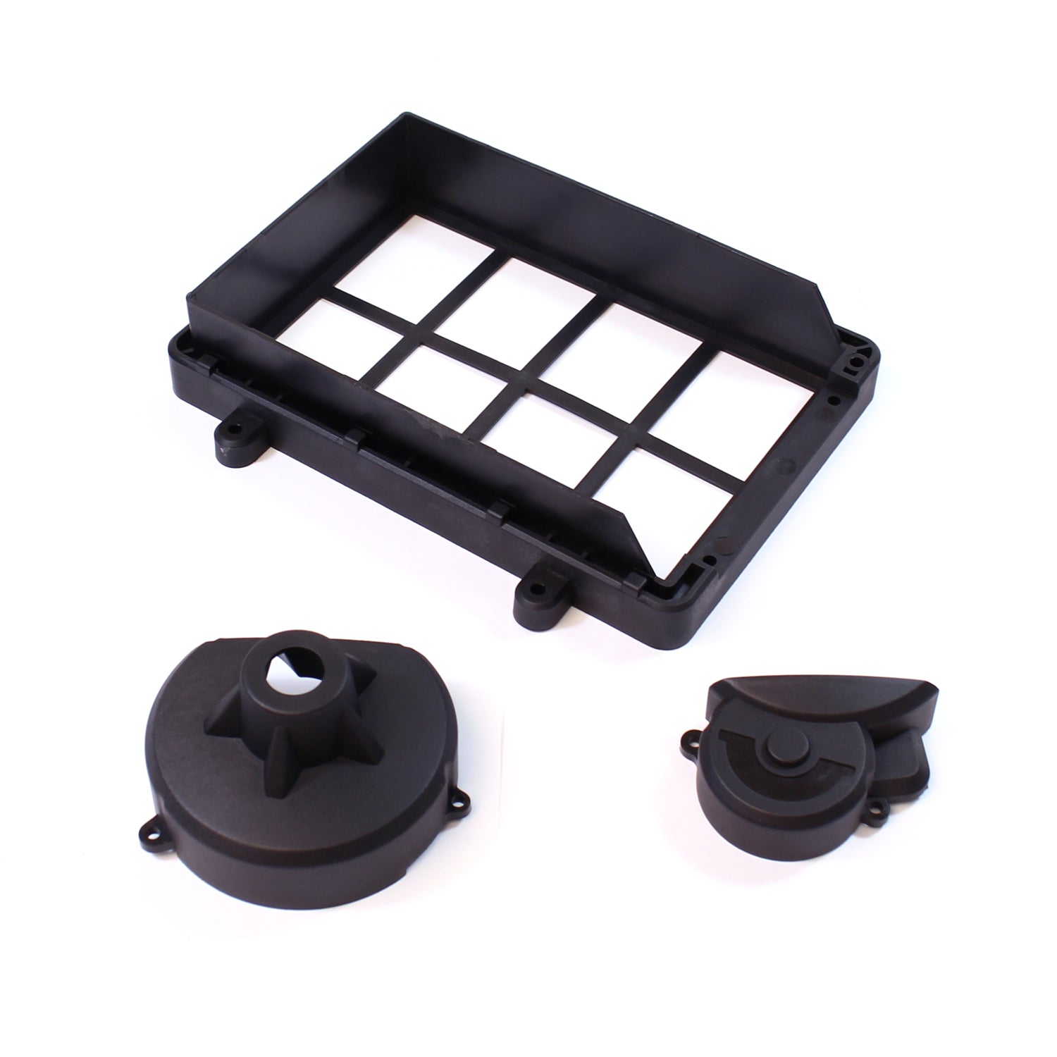 Battery Compartment/Spur Gear Cover Set: RZX
