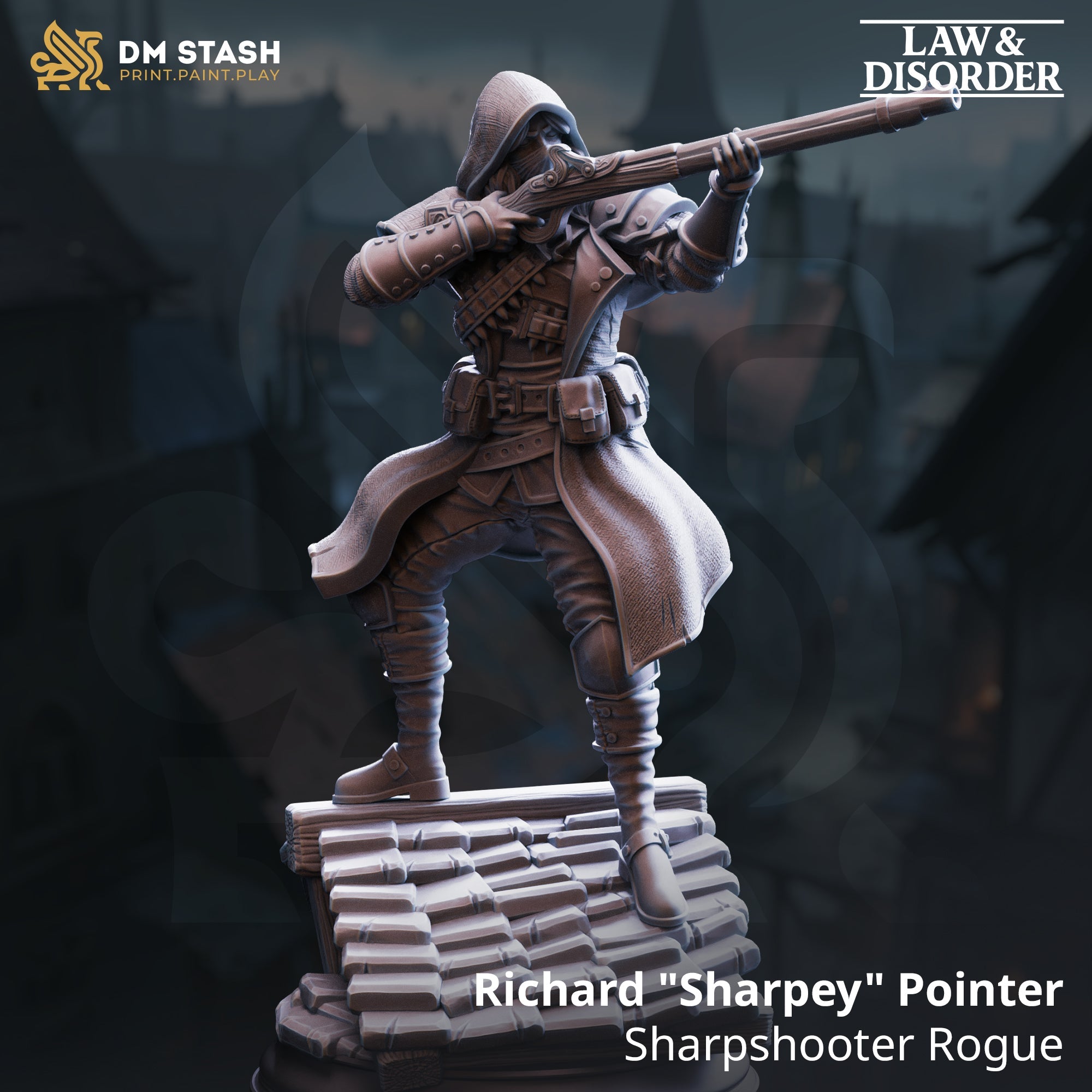 Richard "Sharpey" Pointer, Sharpshooter Rogue (Male Human Sniper) Main image