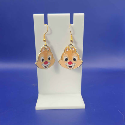 Chipmunk earrings