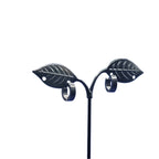 Small Black Hoop Earrings