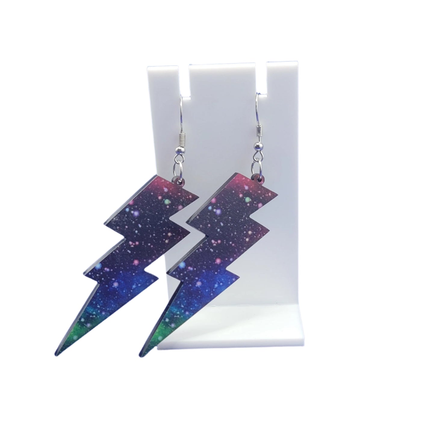 Cosmos Lightning Bolt Earrings