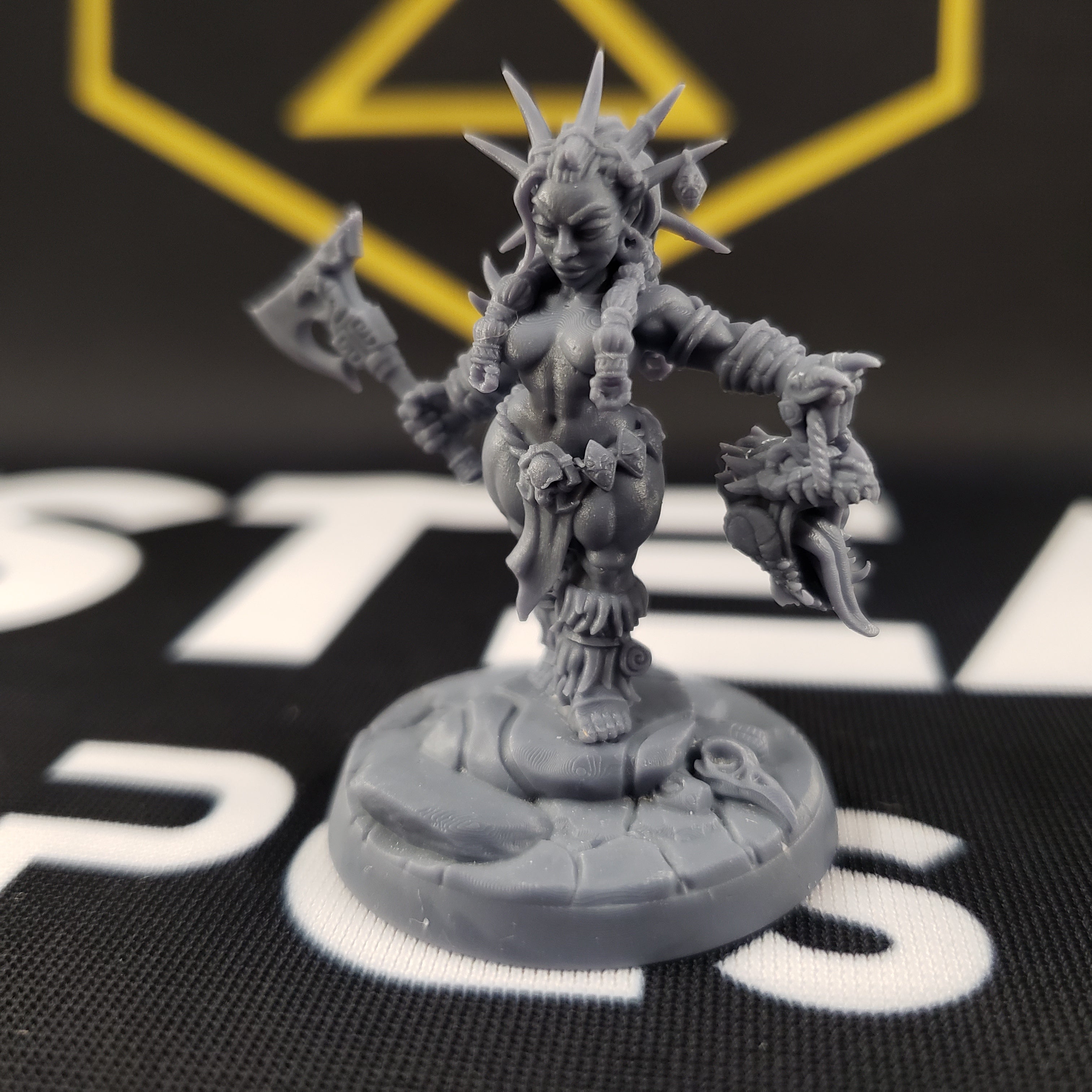 Thyra, Blood Priestess of Duum (Female Dwarf Berserker)