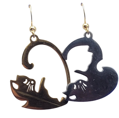 Cat besties earrings