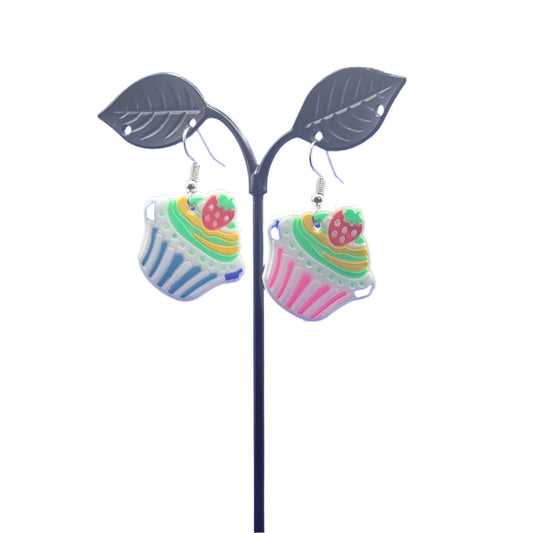 Cupcake earrings
