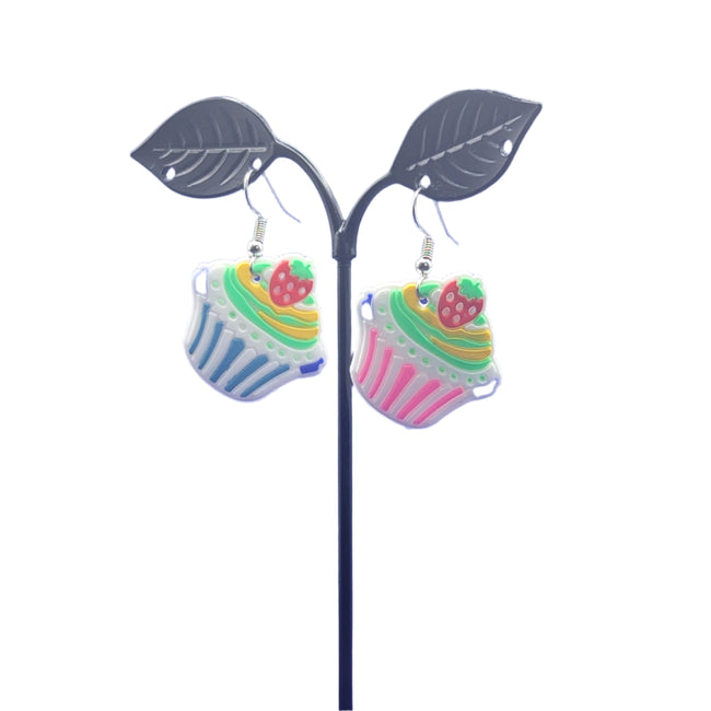 Cupcake earrings Hover Image
