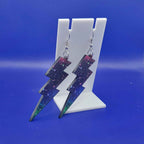 Cosmos Lightning Bolt Earrings