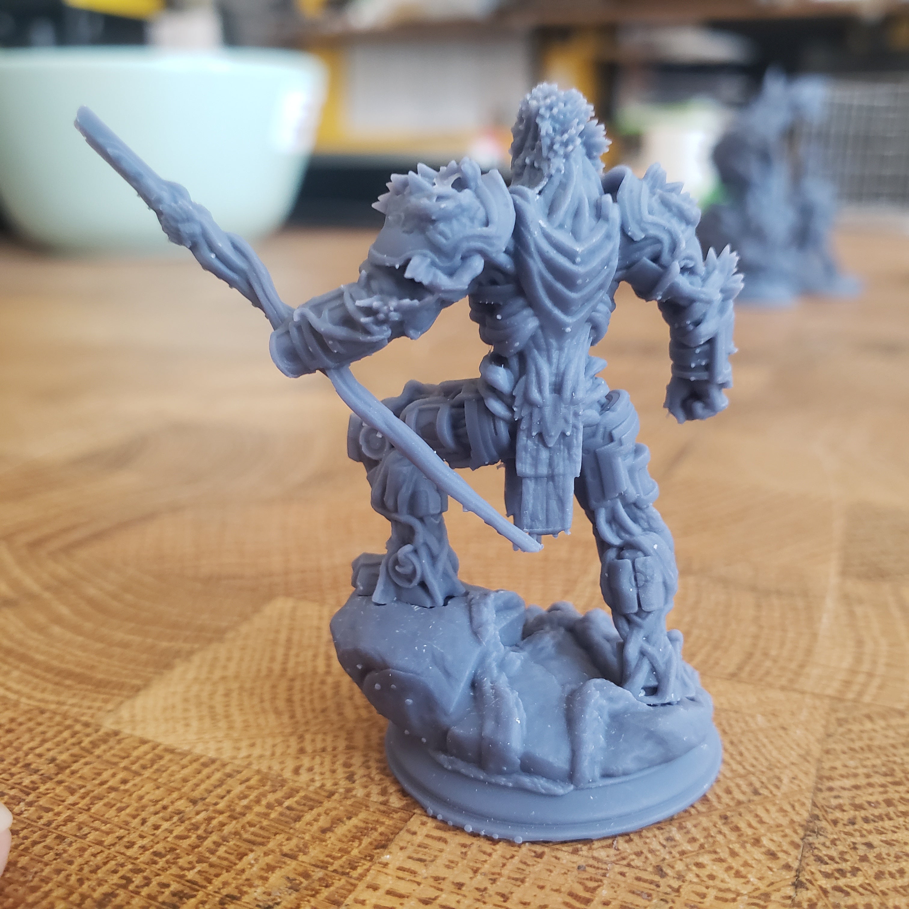 Myrion Stoneheart, Soulforged Druid (Male Warforged Druid)