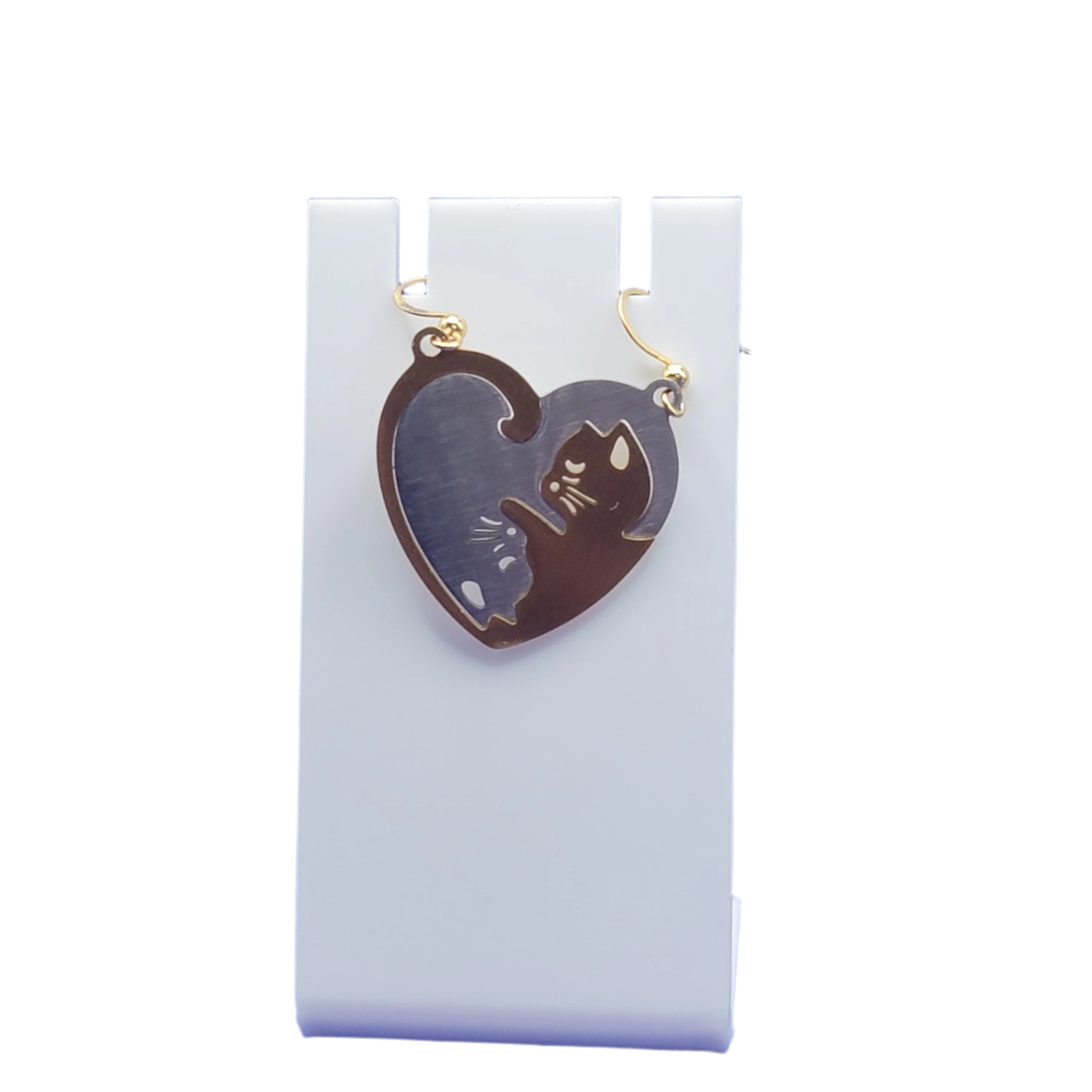Cat besties earrings Main image