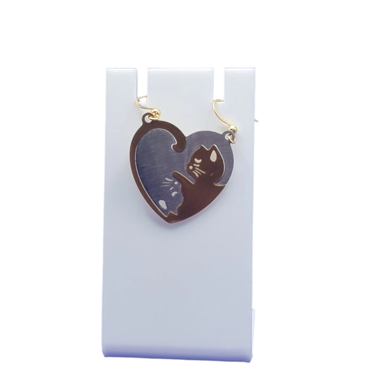Cat besties earrings