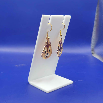 Chipmunk earrings