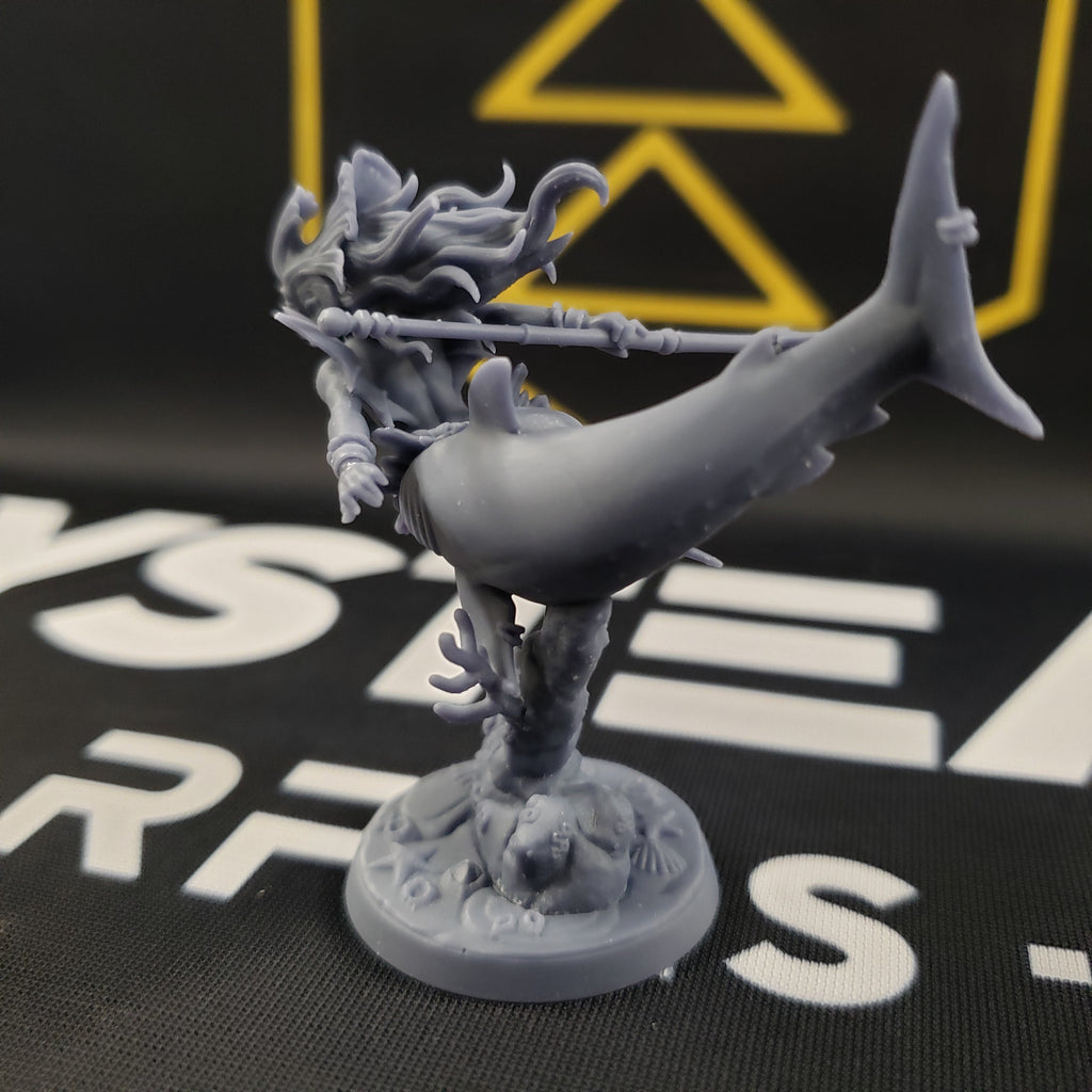 Tryphosa, Mother of the Sharks (Female Merfolk Warrior) -