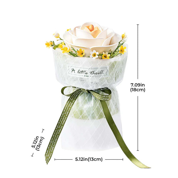 White Camellia DIY 3D Puzzle Model