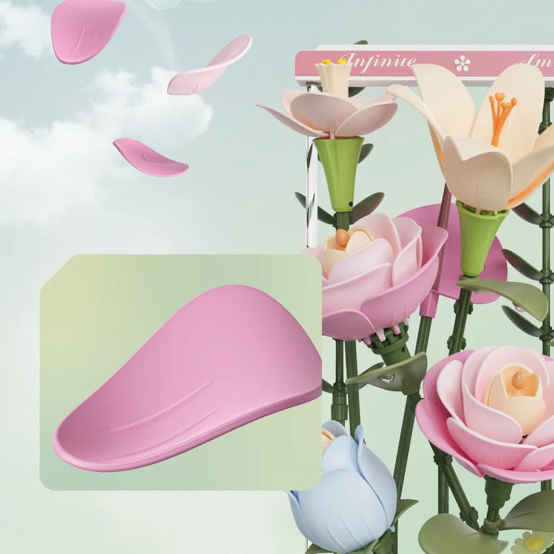 Blooming Bouquet Box DIY 3D Puzzle
