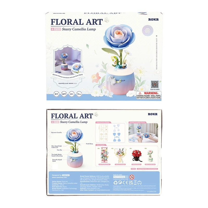 Floral Art Starry Camellia Lamp
