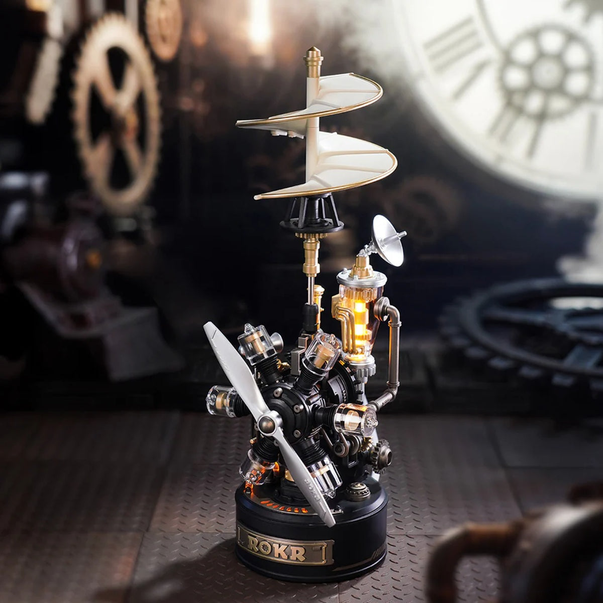 ROKR - Leonardo da Vinci's Helicopter Mechanical 3D Puzzle