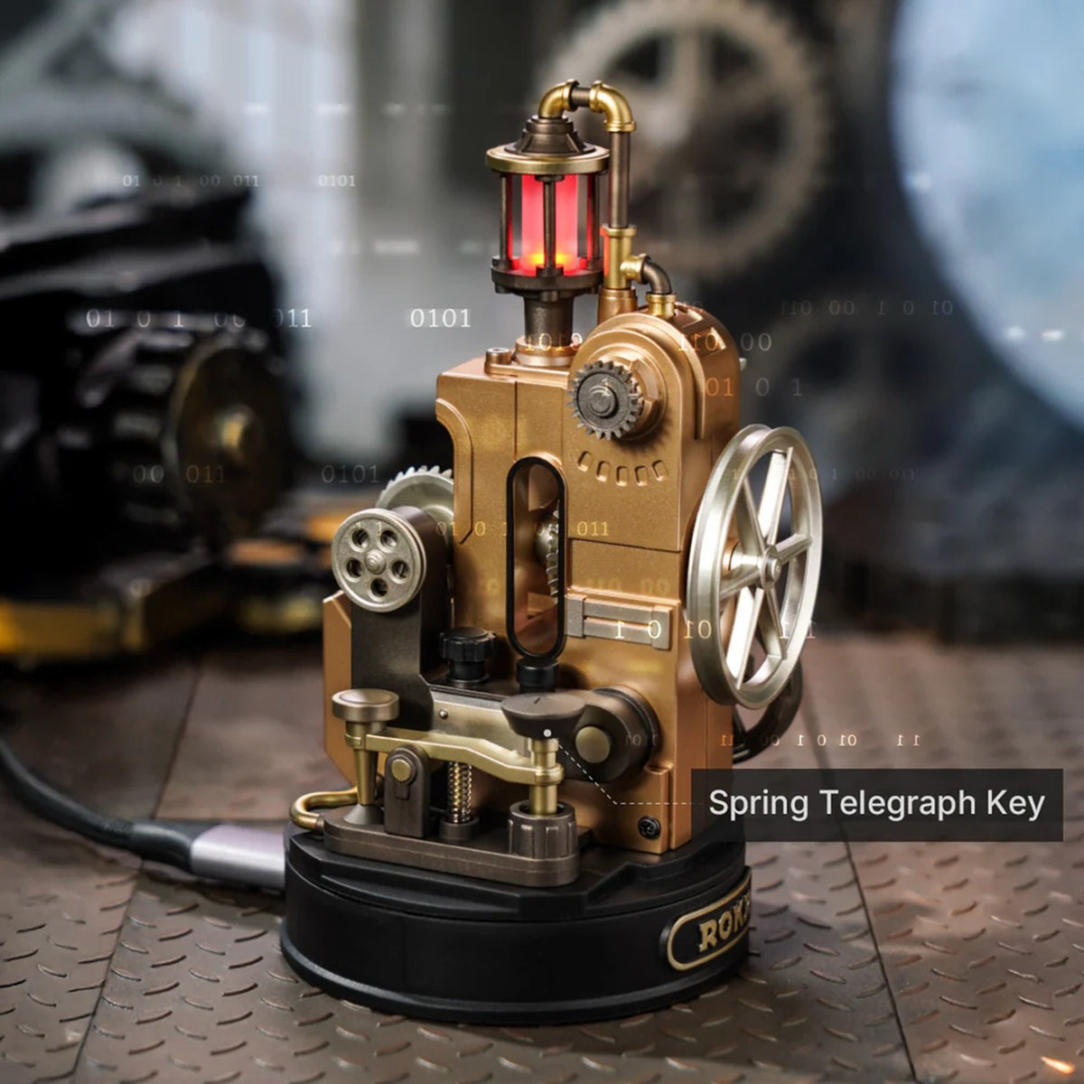 ROKR - Morse Telegraph Mechanical 3D Puzzle