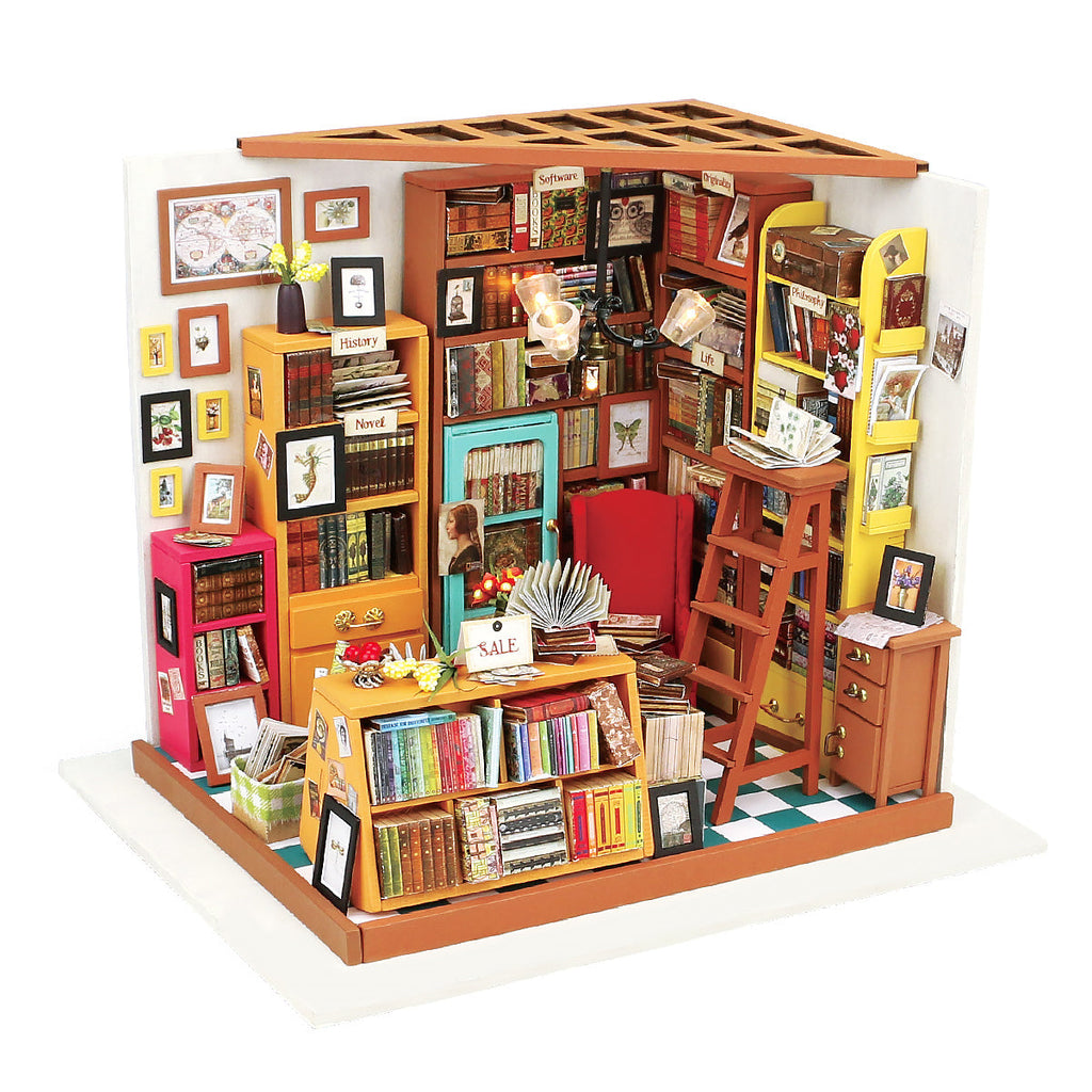 Rolife - Sam's Study Library DIY Miniature House Kit DG102