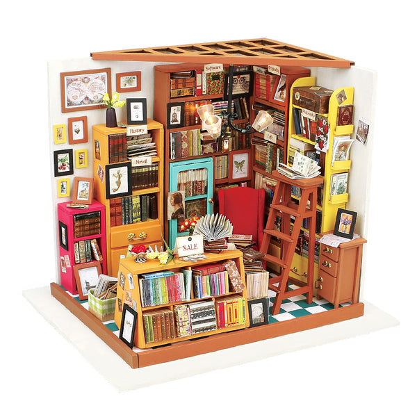 Rolife - Sam's Study Library DIY Miniature House Kit DG102