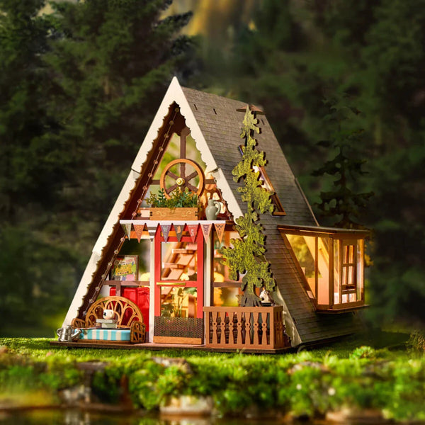 Rolife - A-Frame Cabin, DIY Miniature House DG181